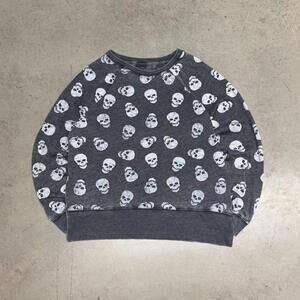 American Vintage Men's Grey and White Sweatshirt